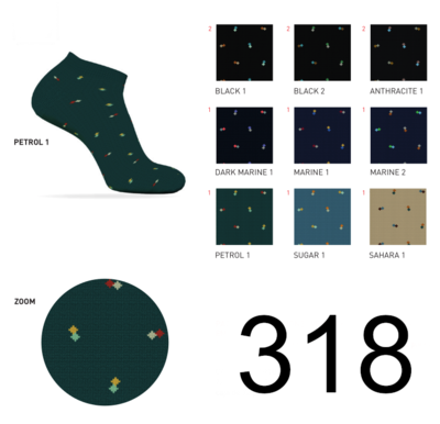 GHOST FOOT SAVER MEN'S SOCK Tellini S.r.l. Wholesale Clothing