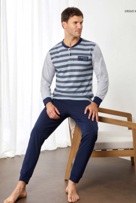 MUŠKA PIDŽAMA M/L GP1142 Tellini S.R.L. Veleprodajna odjeća