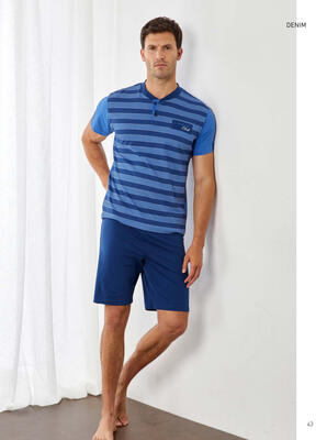 MEN'S PAJAMAS M/S GP1156 Tellini S.r.l. Wholesale Clothing