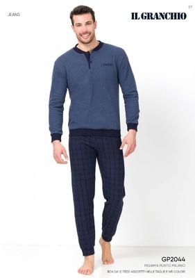 PIGIAMA CONFORMATO UOMO M/L GP2044C Tellini S.r.l. Ingrosso Abbigliamento