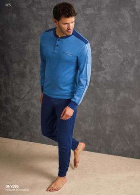 PIGIAMA UOMO M/L GP2086 Tellini S.r.l. Wholesale Clothing
