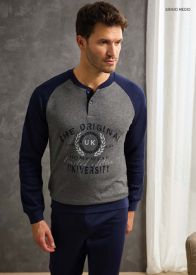 MEN'S PAJAMAS M/L GP2090 Tellini S.r.l. Wholesale Clothing