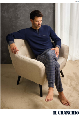 PIGIAMA UOMO M/L GP2107 Tellini S.R.L. Velkoobchodní oblečení