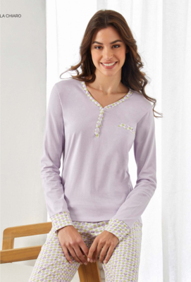 PIGIAMA DONNA M/L GP5120 Tellini S.R.L. Veleprodajna odjeća