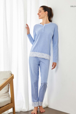 PIGIAMA DONNA M/L GP5125 Tellini S.R.L. Veleprodajna odjeća