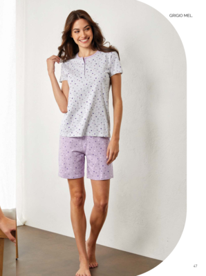 WOMEN'S S/M PAJAMAS GP5135 Tellini S.r.l. Wholesale Clothing