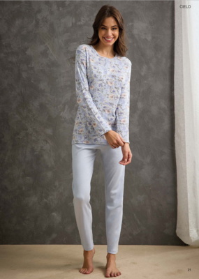 WOMEN'S PAJAMAS M/L GP6128 Tellini S.r.l. Wholesale Clothing