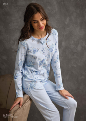 PIGIAMA DONNA M/L GP6129 Tellini S.R.L. Velkoobchodní oblečení