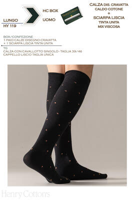 CALZINO LUNGO+SCIARPA UOMO HY119 Tellini S.R.L. Velkoobchodní oblečení