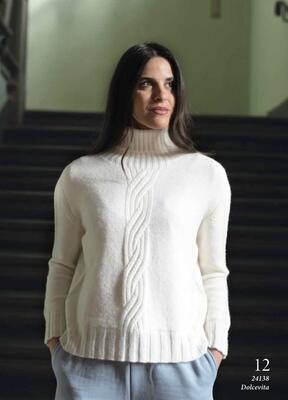 WOMEN'S SWEATER M/L 24138 Tellini S.r.l. Wholesale Clothing