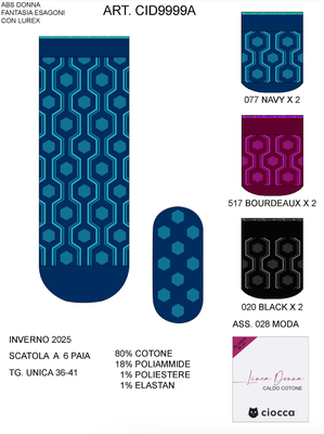 CALZINO ABS DONNA CID9999A Tellini S.R.L. Veleprodajna odjeća