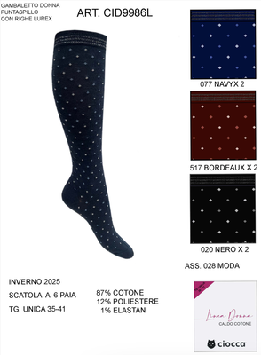 CALZINO LUNGO DONNA CID9986L Tellini S.R.L. Veleprodajna odjeća