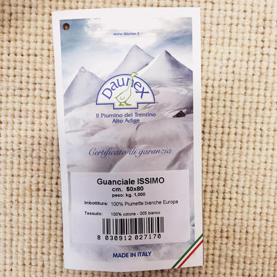 PILLOW ISSIMO 50X80 FEATHER Tellini S.r.l. Wholesale Clothing