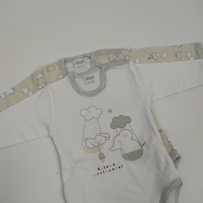 PAIR BABY ONESIE 2PCS AF5239 Tellini S.r.l. Wholesale Clothing