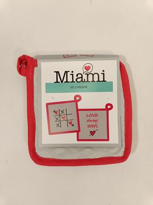 MIAMI 2PCS POT HOLDER SET Tellini S.r.l. Wholesale Clothing