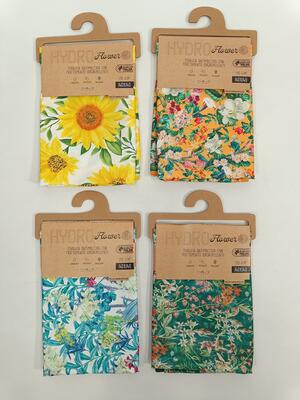 TOVAGLIA ANTIMACCHIA 4P HYDRO FLOWERS 140X140 Tellini S.r.l. Ingrosso Abbigliamento