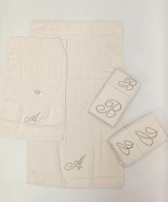 TOWEL 1+1 LETTER Tellini S.r.l. Wholesale Clothing