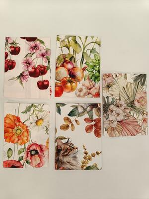 5-Piece Digital Dishcloth Set Tellini S.r.l. Wholesale Clothing