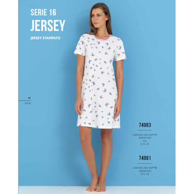 CAMICIA NOTTE SERAFINO DONNA M/L LN174083 Tellini S.r.l. Ingrosso Abbigliamento