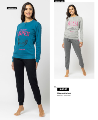 PIGIAMA DONNA M/L LP6097 Tellini S.R.L. Veleprodajna odjeća