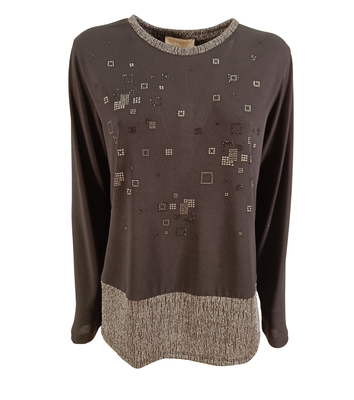 WOMEN'S SHAPED SWEATER M/L 13747C Tellini S.r.l. Wholesale Clothing