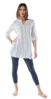 CAMICIA DONNA 3/4M MENTA Tellini S.r.l. Ingrosso Abbigliamento