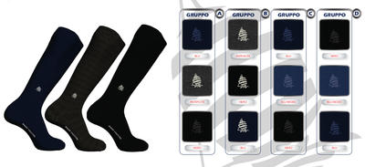 TRIO MEN'S LONG SOCKS MF303 Tellini S.r.l. Wholesale Clothing