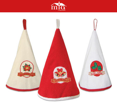 ASCIUGAMANO GIRELLA NATALE RICAMATO Tellini S.r.l. Ingrosso Abbigliamento