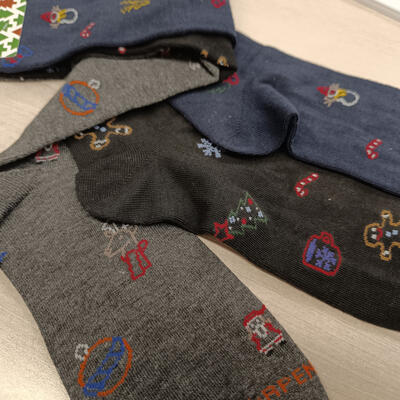 TRIS MEN'S SHORT SOCKS N234 CLAUS Tellini S.r.l. Wholesale Clothing