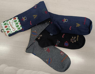 TRIS MEN'S LONG SOCKS N235 CLAUS Tellini S.r.l. Wholesale Clothing