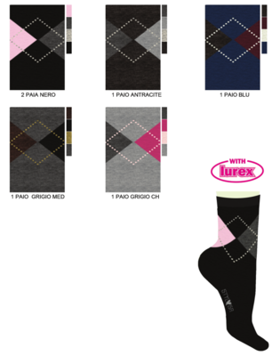 WOMEN'S SHORT SOCKS W057 NORTH Tellini S.r.l. Wholesale Clothing