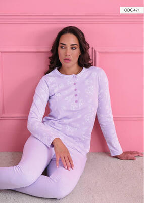 PIGIAMA SERAFINO DONNA M/L ODC471 Tellini S.r.l. Ingrosso Abbigliamento