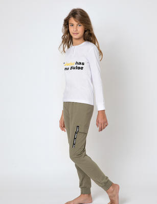 DÍVČÍ PYŽAMÁ S/L P2012 Tellini S.R.L. Velkoobchodní oblečení