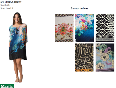 WOMEN'S SHIRT S/L PAOLA SHORT Tellini S.r.l. Wholesale Clothing