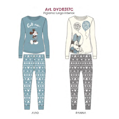 GIRL'S PAJAMA M/L DYD6317C Tellini S.r.l. Wholesale Clothing