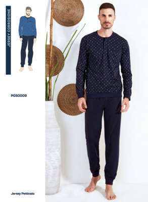 PIGIAMA SERAFINO UOMO M/L PG50009 Tellini S.R.L. Velkoobchodní oblečení