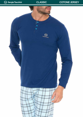 PIGIAMA SERAFINO UOMO M/L PGI35 A12/B12 Tellini S.r.l. Ingrosso Abbigliamento