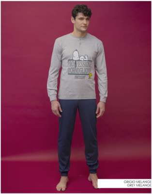 PIGIAMA UOMO M/L PNG4717 Tellini S.r.l. Wholesale Clothing