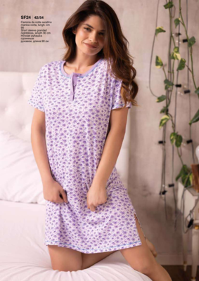 CAMCIA NOTTE SERAFINO DONNA M/M SF24 Tellini S.r.l. Ingrosso Abbigliamento