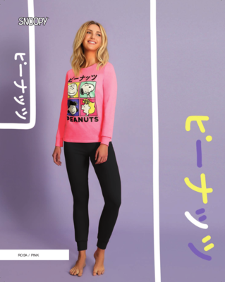 PIGIAMA DONNA M/L SND0355 Tellini S.R.L. Velkoobchodní oblečení