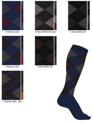 MEN'S LONG SOCK 0637 SNOWBIKE FLEECE Tellini S.r.l. Wholesale Clothing