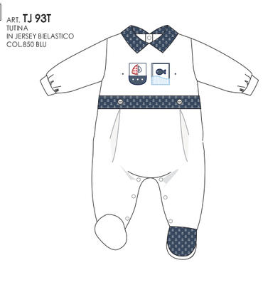 TUTINA NEONATO TJ93T Ingrosso Abbigliamento Neonato 0/30 Mesi Tellini S.r.l.