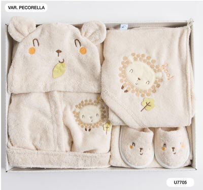 U7705 BAMBOO NEWBORN SPONGE COORDINATED Tellini S.r.l. Wholesale Clothing