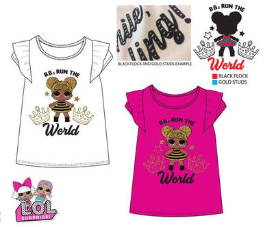 GIRL'S T-SHIRT M/M UE1026 Tellini S.r.l. Wholesale Clothing