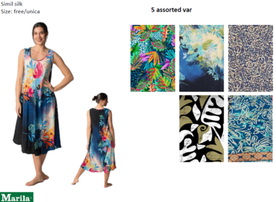 WOMEN'S DRESS S/L VENICE Tellini S.r.l. Wholesale Clothing