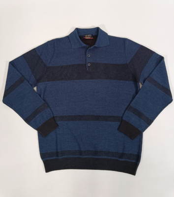 MEN'S POLO SHIRT M/L VENTO/903 Tellini S.r.l. Wholesale Clothing