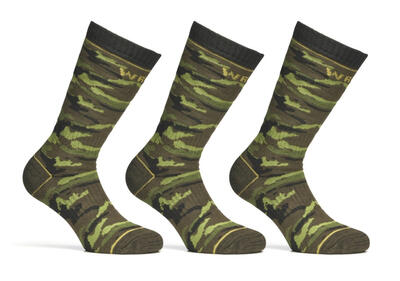 TRIO MEN'S SOCKS WRK-06 WORK Tellini S.r.l. Wholesale Clothing