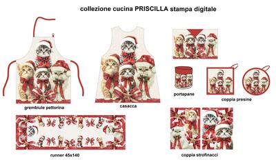 PRISCILLA CHRISTMAS JACKET APRON Tellini S.r.l. Wholesale Clothing