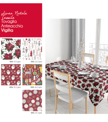 TOVAGLIA ANTIMACCHIA NATALE 6P VIGILIA 140X170 Ingrosso Casa natale Tellini S.r.l.