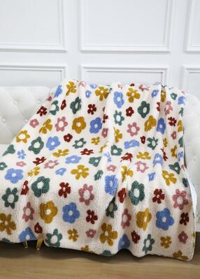 PLAID BLUMEN 130X160 Tellini S.r.l. Wholesale Clothing